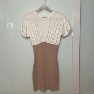 Ribbed mini dress (medium) bodycon/corset